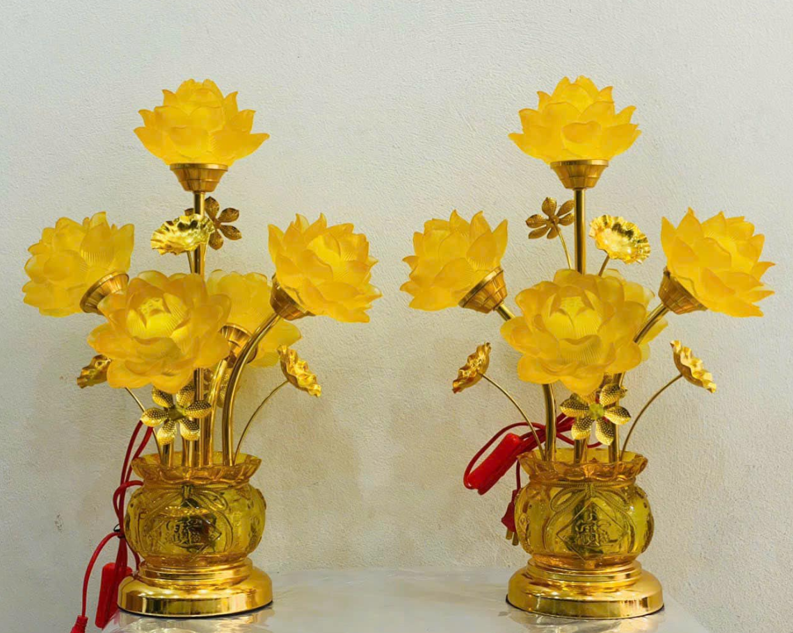 3 mẫu đèn thờ bằng đồng catut
